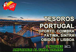 oferta de viaje a los tesoros de Portugal